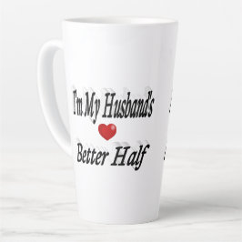 Echtband citeert zwarte tekst latte mok