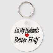 Echtband citeert zwarte tekst sleutelhanger (Achterkant)