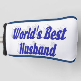 Echtband met blauwe kop golfheadcover