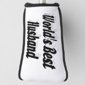 Echtband met zwarte kop golfheadcover (Draai 90)