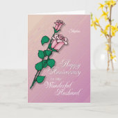 Echtbandweddenschap naam Jubileum Kaart (Gele Bloem)