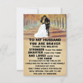 Echtbare kunst voor mijn man... je bent zonneschij RSVP kaartje (Voorkant)