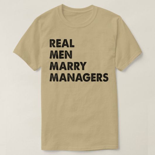 Echtbare T-Shirt C van de Manager van de Managers  (Design voorkant)