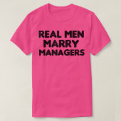 Echtbare T-Shirt van de Manager van de Managers va (Design voorkant)