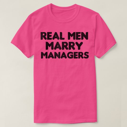 Echtbare T-Shirt van de Manager van de Managers va (Design voorkant)