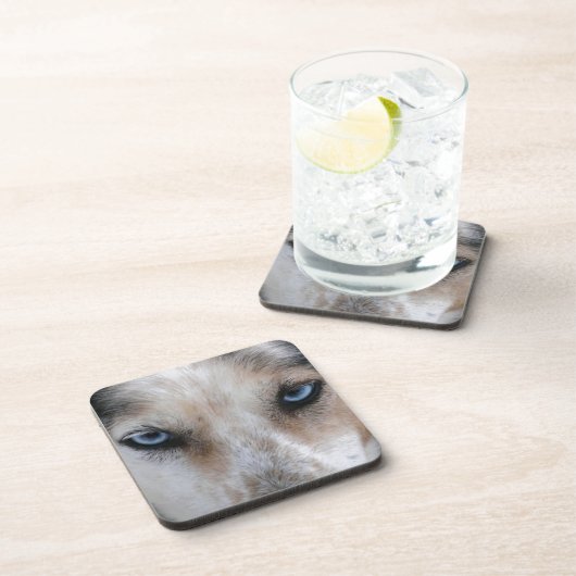 Echtblauwe ogen onderzetter (Rechterzijde)