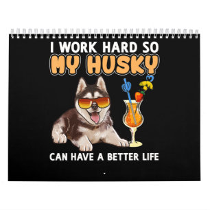 Echtcadeau   Funny Husky Lovers Gifts Kalender