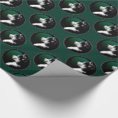 Echtdeeg kerstcadeaupapier voor kerstmis cadeaupapier (Hoek)