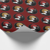 Echtdeeg kerstcadeaupapier voor kerstmis cadeaupapier (Hoek)