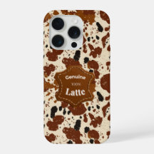 Echte 100% Latte Koeienhuid Patroon | Neutraal 