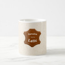 Echte 100% Latte Neutraal Patroon Mok