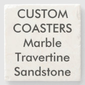 Echte 4-inch Onderzetters voor onbewerkte steen (k (Voorkant)