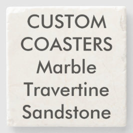 Echte 4-inch Onderzetters voor onbewerkte steen (k