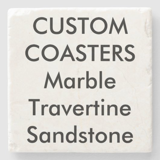 Echte 4-inch Onderzetters voor onbewerkte steen (k (Voorkant)