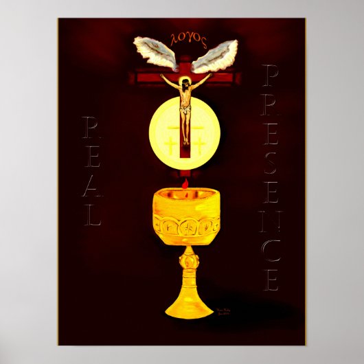 Echte aanwezigheid poster (Voorkant)