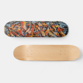 Echte Abstracte Graffiti Art Schaats Board Decks Skateboard (Horizontaal)