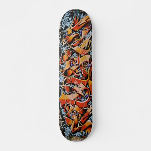 Echte Abstracte Graffiti Art Schaats Board Decks Skateboard (Voorkant)