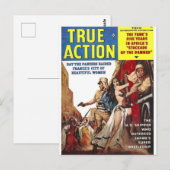 Echte actie 2 briefkaart (Voorkant / Achterkant)