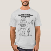 Echte Ale of Micro Pub Grappige Cartoon Dronken T-shirt (Voorkant)