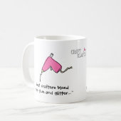 Echte ambachtelijke tapijten met hete lijm en glit koffiemok (Voorkant links)