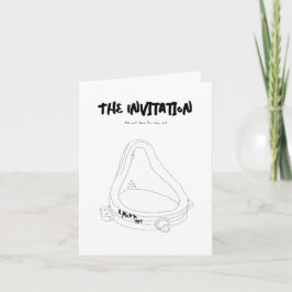 Echte Art Duchamp's Fountain Satire Joke Kaart