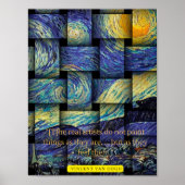 Echte artiesten Van Gogh Quote Poster (Voorkant)