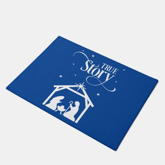 Echte artikelnativiteitskerst deurmat (Schuin)