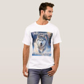 Echte atleten.. lopen naakt in de sneeuw t-shirt (Voorkant volledig)