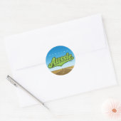 Echte Aussie - sticker (groen/outback) (Envelop)