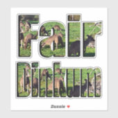 Echte Australische Sla Logolabel, Sticker (Vel)