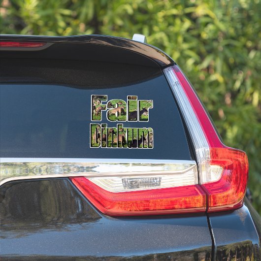 Echte Australische Sla Logolabel, Sticker (Auto Zijkant)