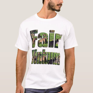 Echte Australische Slaapwoord Met Kangoeroes, T-shirt