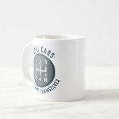 Echte auto's koffiemok (Voorkant links)