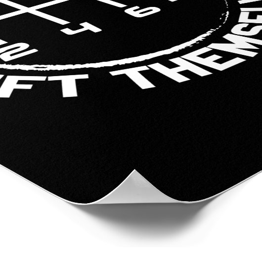 Echte auto's schuiven zichzelf niet aan het drijve poster (Hoek)