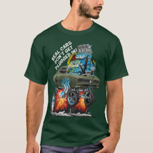 Echte auto's worden niet in de schimmelspieren ges t-shirt