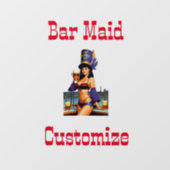 Echte Barmeid Thunder_Cove Raamsticker (Vel)
