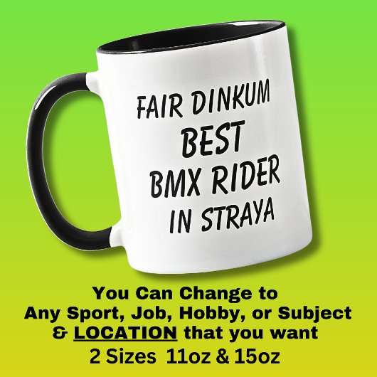 Echte BESTE BMX-rijder in Australië Mok