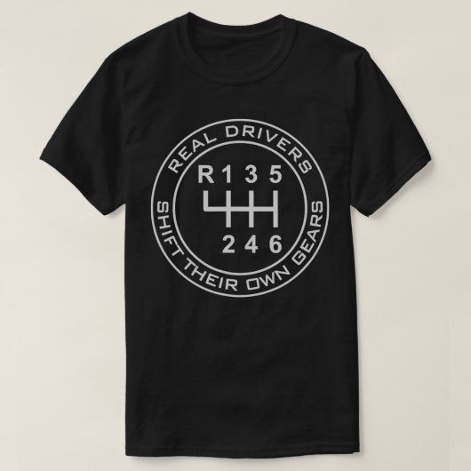 ECHTE BESTUURDERS VERSCHUIVEN HUN EIGEN VISTUIG 6  T-SHIRT (Design voorkant)