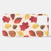 Echte bladeren foto, uniek naadloos patroon. Case-Mate iPhone case (Achterkant (horizontaal))