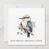 Echte Blauwe Kookaburra, op maat (Voorkant)