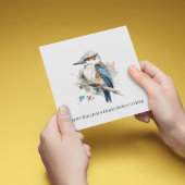 Echte Blauwe Kookaburra, op maat