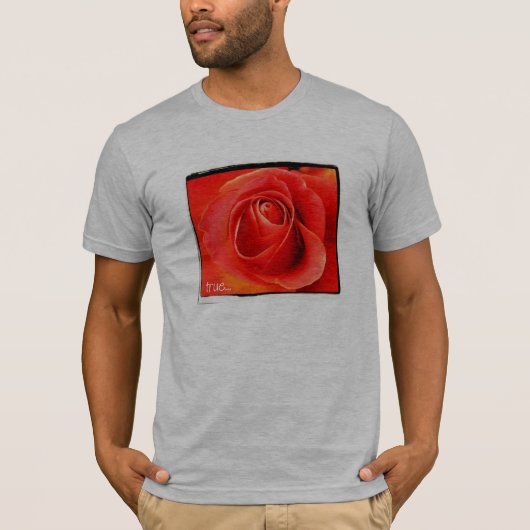 echte bloem t-shirt (Voorkant)