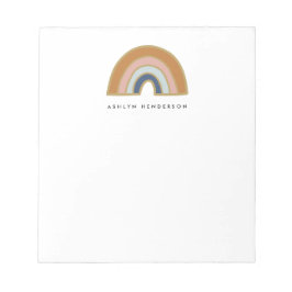 Echte Bohemian Rainbow - Aangepaste naam Notitieblok