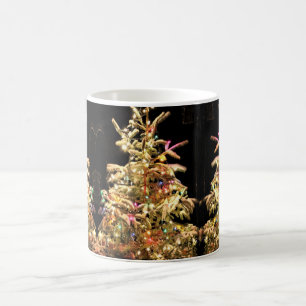 Echte boom Echte sneeuw Echte Kerstmis! Koffiemok
