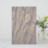 Echte boomschors briefpapier (Staand voorkant)