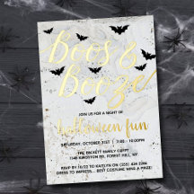 Echte Boos & Booze Halloween-feestviering