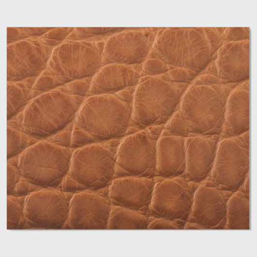 Echte bruine bruine elledertextuur cadeaupapier (Vlak)