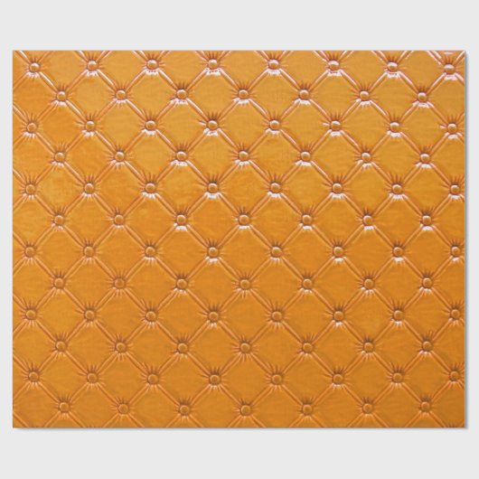 Echte bruine lederbekleding. cadeaupapier (Vlak)