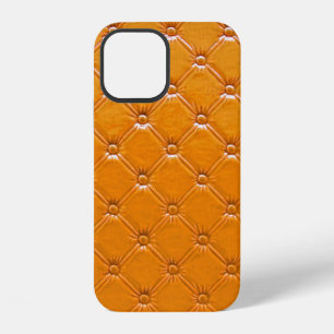 Echte bruine leren bekleding. iPhone 12 hoesje