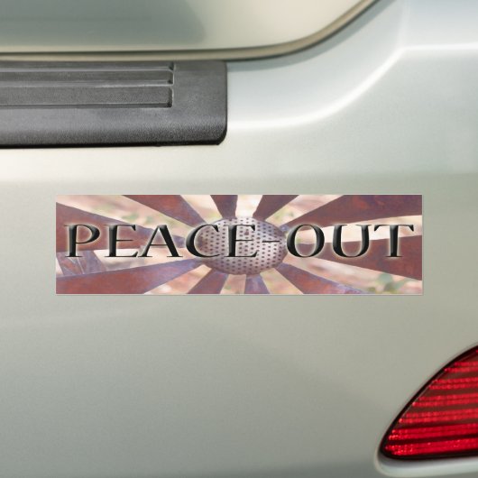 Echte bumpersticker (Op auto)